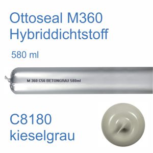 Ottoseal M-360 Hybrid-Dichtstoff 580ml C8180 kieselgrau