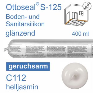 Ottoseal S-125 Boden- und Sanitär-Silikon geruchsarm 400ml C112 helljasmin