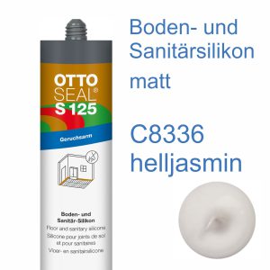 Ottoseal S-125 Boden- und Sanitär-Silikon geruchsarm 310ml C8336 matt helljasmin