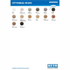 Farbtafel Verarbeiter Ottoseal M-390 Boden-Dichtstoff