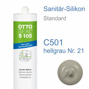 Ottoseal S-105 Sanitär-Silikon 310ml C501 hellgrau Nr. 21