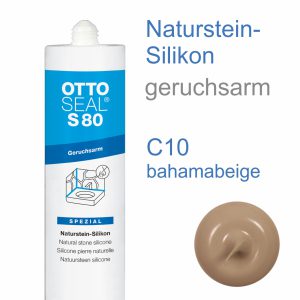 Ottoseal S-80 Naturstein-Silikon geruchsarm 310ml C10 bahamabeige