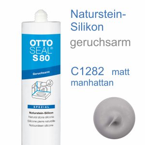 Ottoseal S-80 Naturstein-Silikon geruchsarm 310ml C1282 matt manhattan